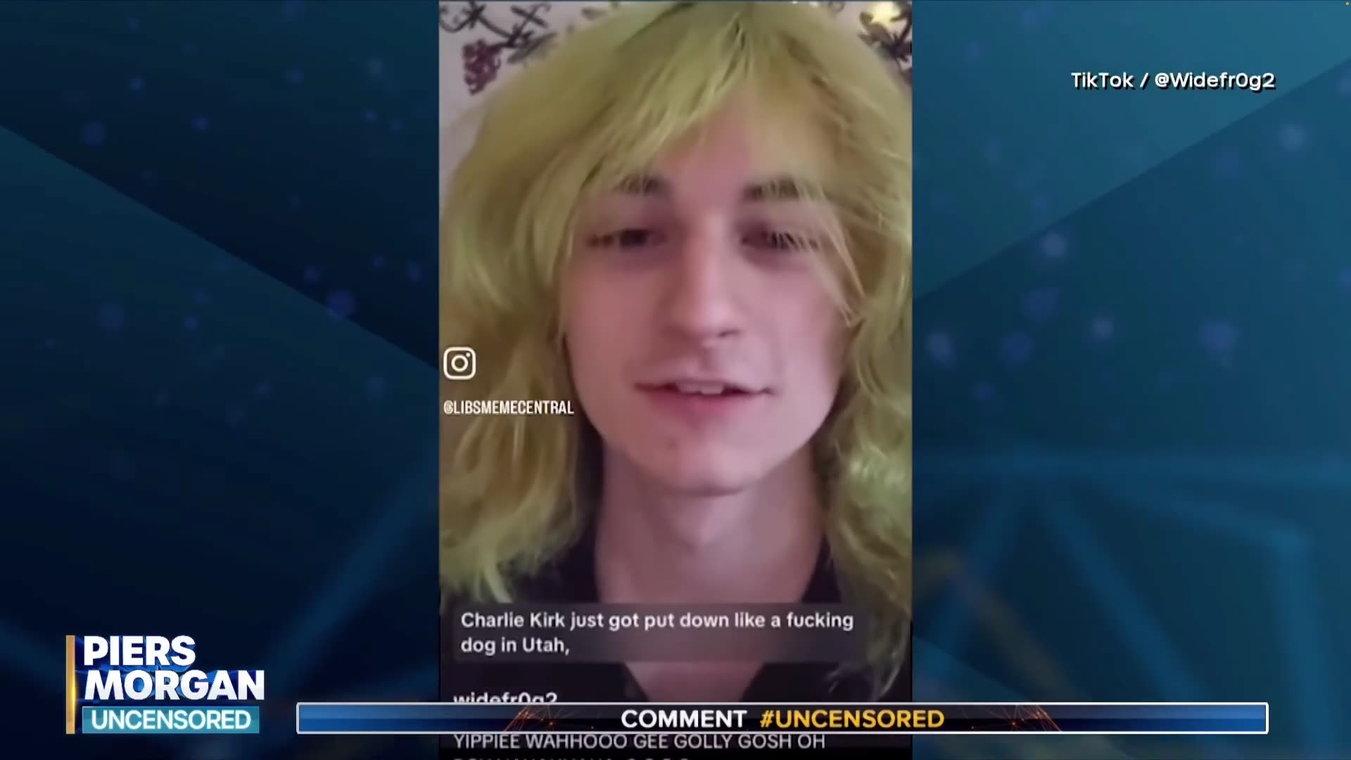 Piers Morgan airs SICK 50-sec montage of TikTokers celebrating Charlie Kirk’s death