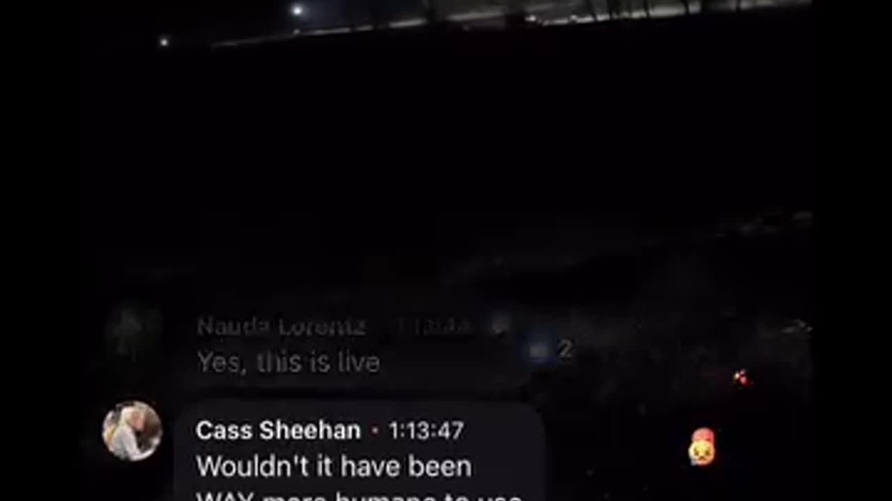 Ostrich massacre, live stream video capture