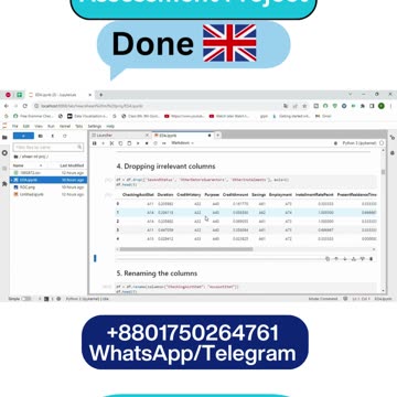 Student Work (Output) | CO7093 Assessment Data Science Project | University of Leicester UK