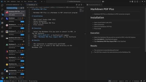 Markdown PDF Plus - Visual Studio Code Extension