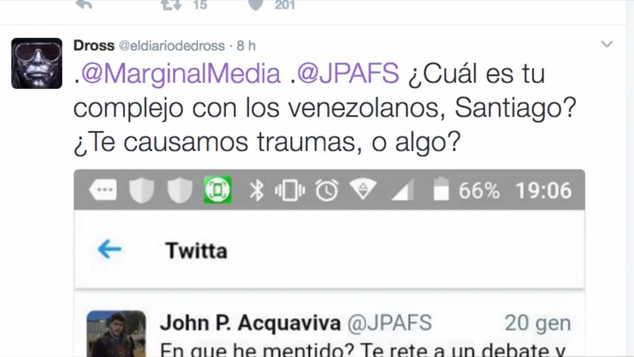 La farsa de DrossRotzank y John Aquaviva.