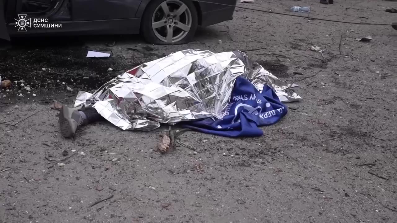13 04 2025 😢 There are already 99 injured in Sumy, 11 of them children, - State Emergency Service.