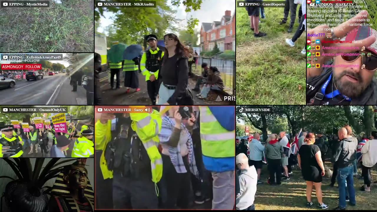 Protest against illegal immigration and migrant hotels