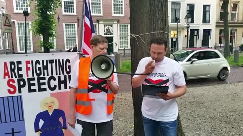Free Tommy Robinson! Defend Freedom of Speech! Den Haag 29 mei 2018 4/4