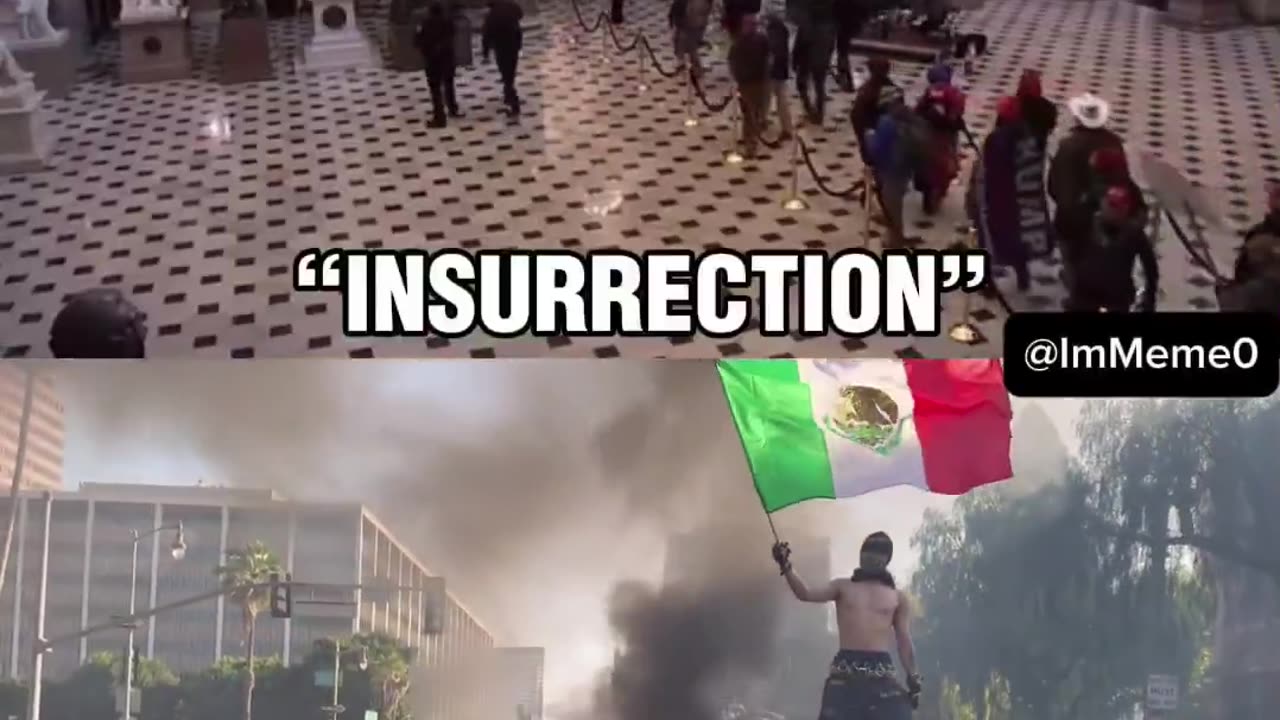 Media difference on Jan 6th protests and anti ICE protests, HYPOCRICY! insurrection/peaceful