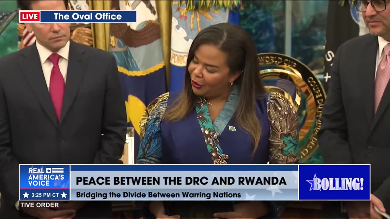 DRC FOREIGN MINISTER THANKS POTUS