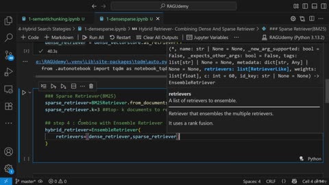42KN - Combining Dense And Sparse Retriever With Langchain