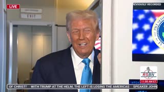 WATCH: President Trump Holds a Press Gaggle Onboard Air Force One Enroute to South Korea - 10/29/25