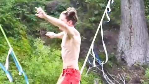 👉 "দড়ির উপর ভাসমান খেলা | Unbelievable Rope Balancing Talent"
