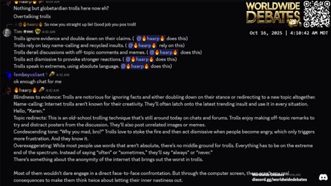 0116 WIDESTREAM - Worldwide Debates - YouTube/Twitch/Rumble