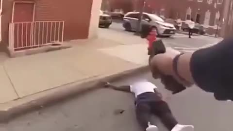 Woman was being raped at knife point, officer arrives and open fires on assailant, ending him.