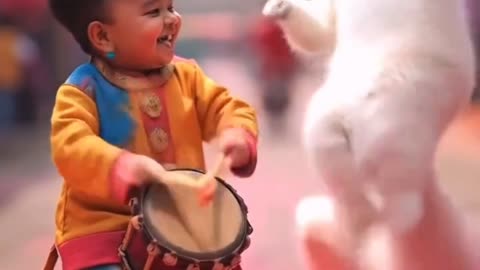 Cute little girl funny video