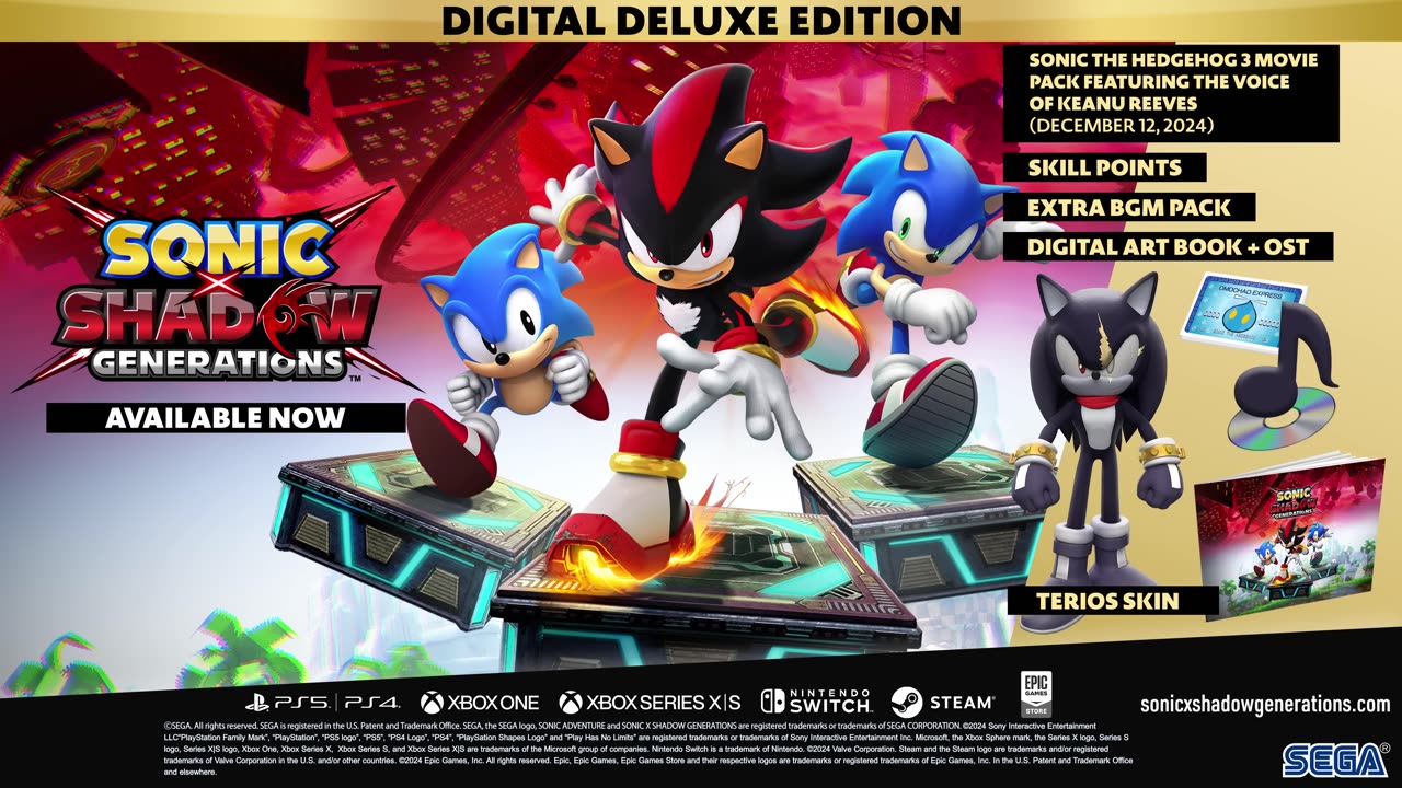 SONIC X SHADOW GENERATIONS - Launch Trailer