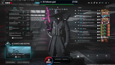 playing some MW3 with no face come chill and hang