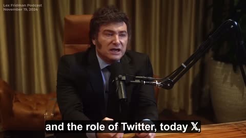 President Milei: Elon Musk and X Have Made It Possible to Expose Corrupt Politicians and Media
