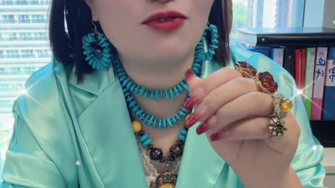20250704-1 Sleeping Beauty Turquoise Cabochon: A Dreamy Blue Microcosm on Your Fingertip