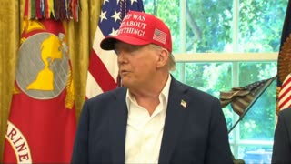 Trump on Epstein files: "Give them everything you can give them, because it's a Democrat hoax.