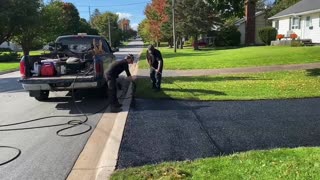 Me Spray Sealing A Driveway With Five Finger Death Punch Song Battle Born Dubbed In - Top Coats Pavement Maintenance