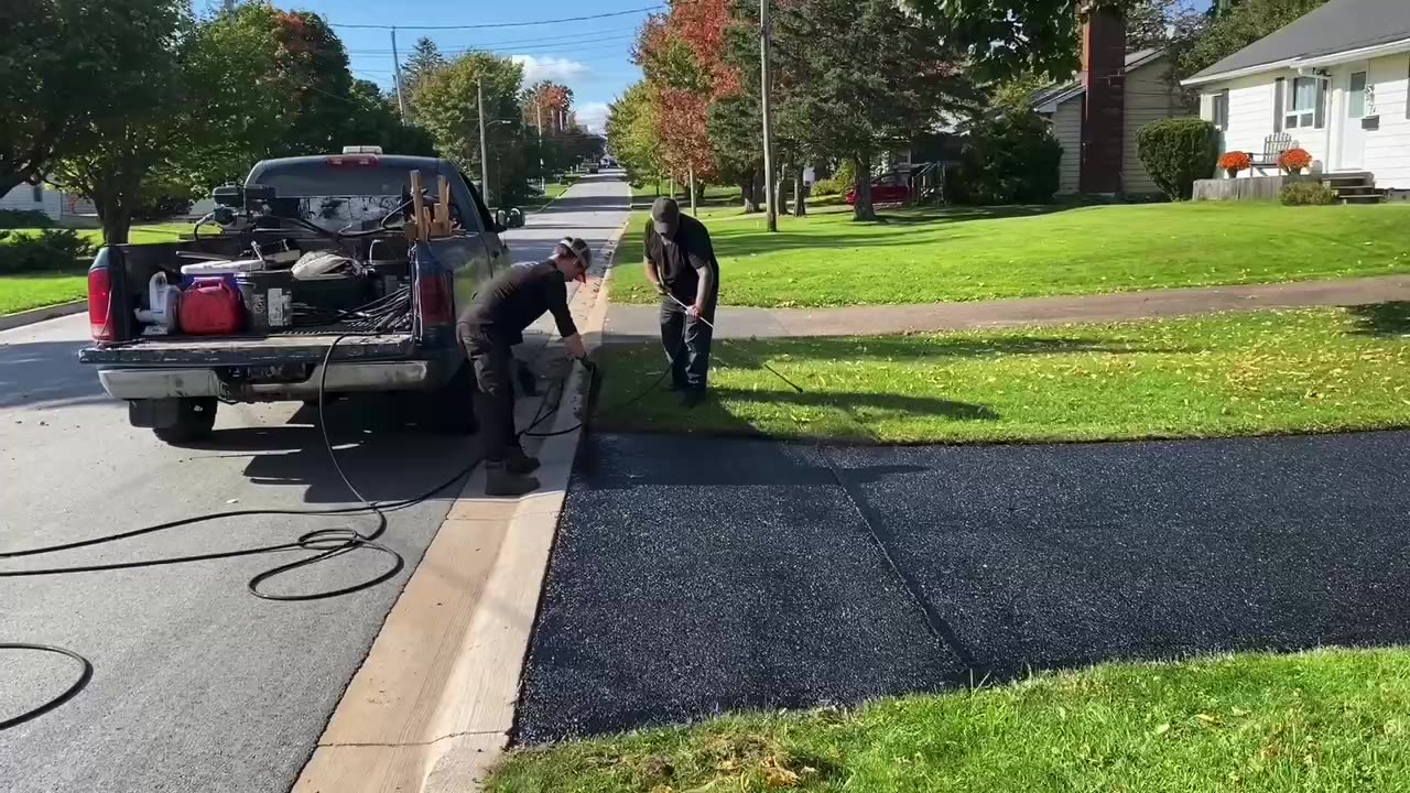Me Spray Sealing A Driveway With Five Finger Death Punch Song Battle Born Dubbed In - Top Coats Pavement Maintenance