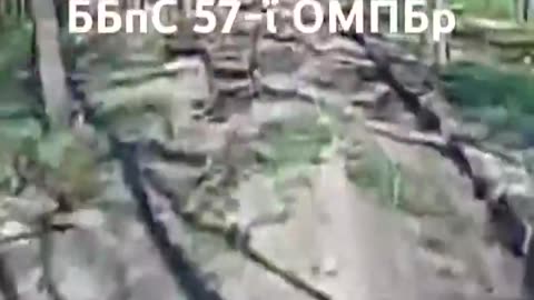 Ukrainian Drone Picks Up the Trail of a Russian Tank