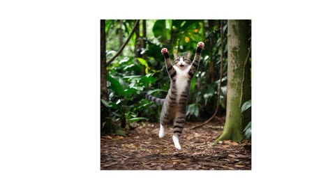 Cat playing