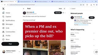 ABC uses Albo and Dictator Dan meeting at Gimlet to build symbolic incantation for illuminati eye