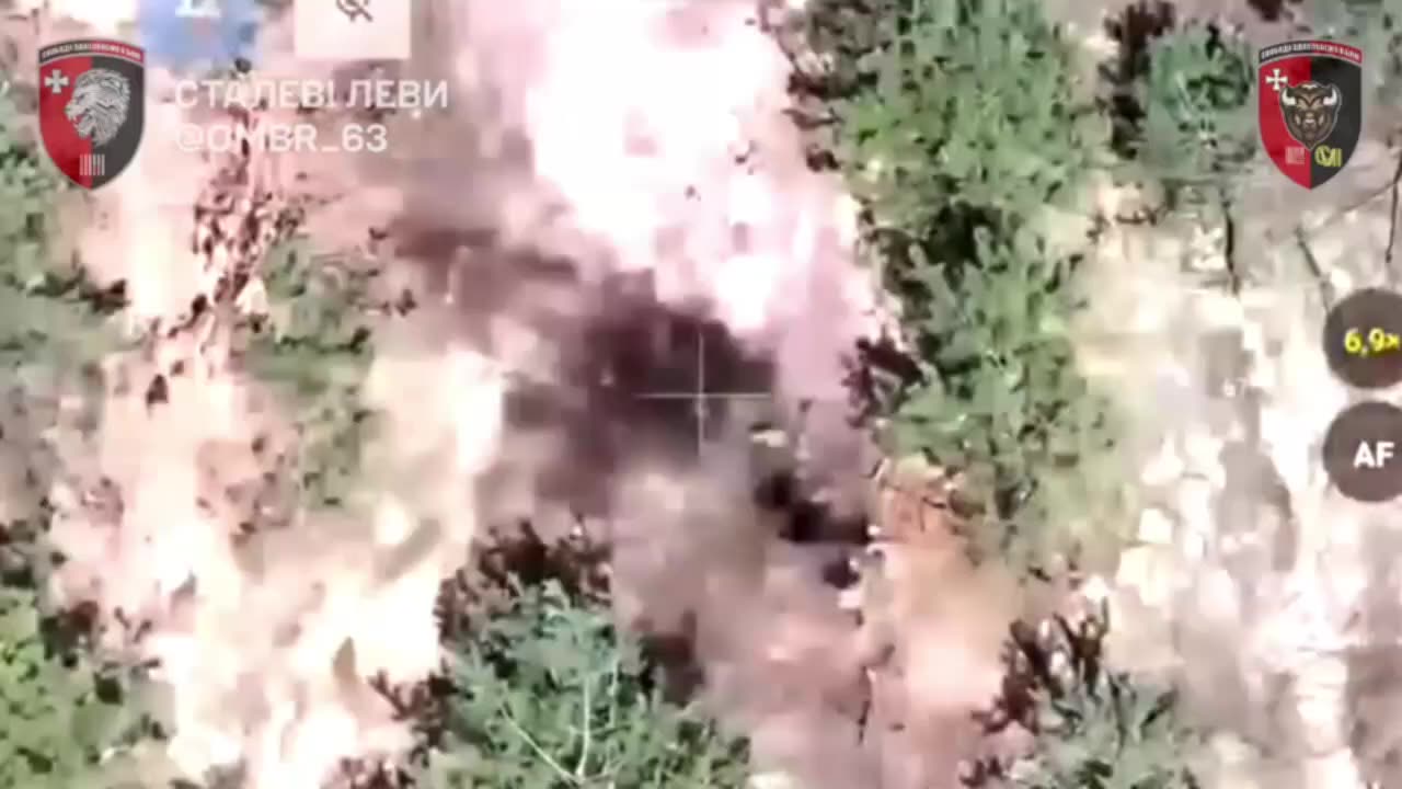 Single Russian Soldier Storming Ukrainian Lines Pulls Pin After Being Cut Down By Burst of Fire