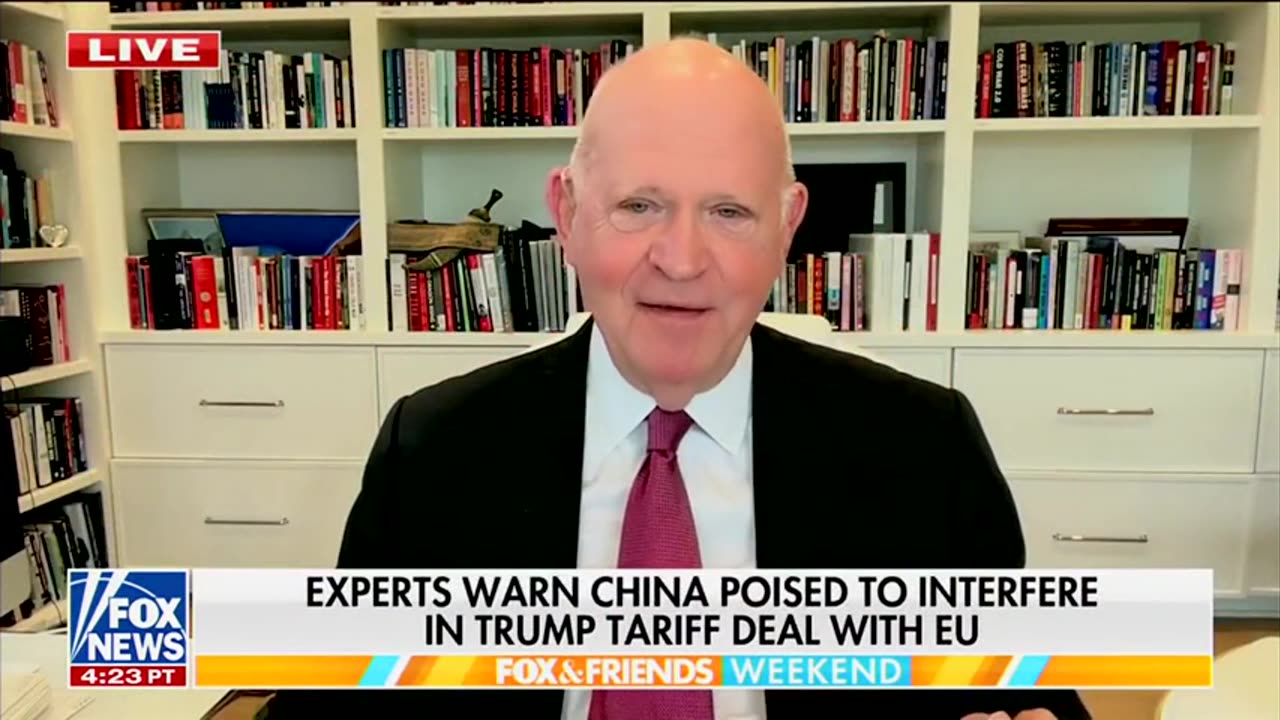 china could interfere with trumps eu tarriff deal