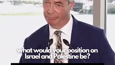 Nigel Farage denies Israel is genociding in Gaza and says weapons must continue to be exported