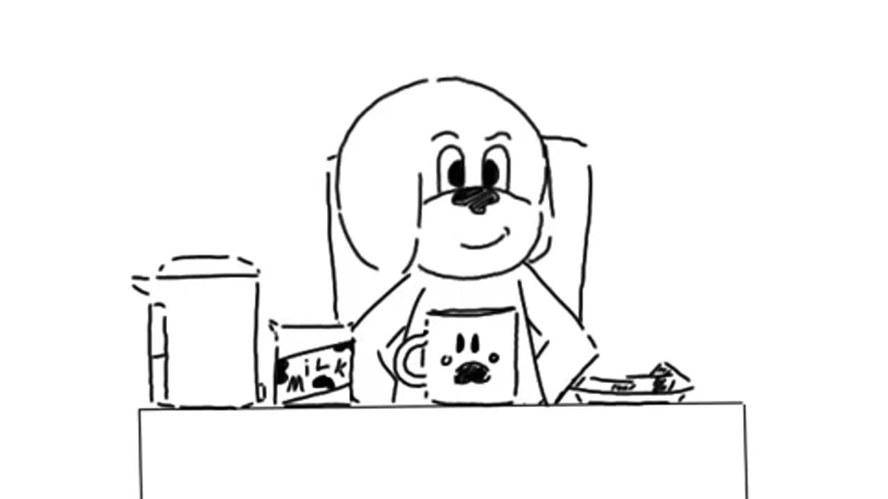 Lacy's tea break early animation test, still in work