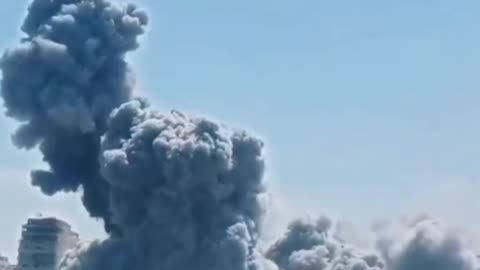 Zionist occupation aircraft are now dropping dozens of missiles on Gaza 🇵🇸