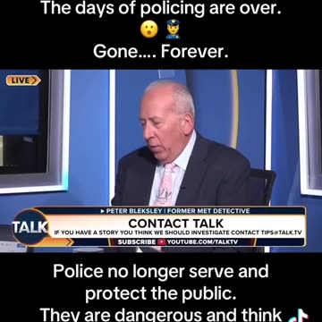Ex cop Peter Bleksley says the British policing, born out of public service, has gone forever