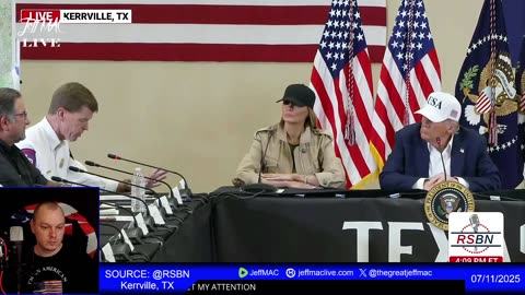 LIVE: President Trump in Texas After Deadly Floods