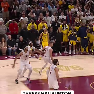 TYRESE CALLED GAME 🥶 #tyresehaliburton #nba #nbaplayoffs #clutch