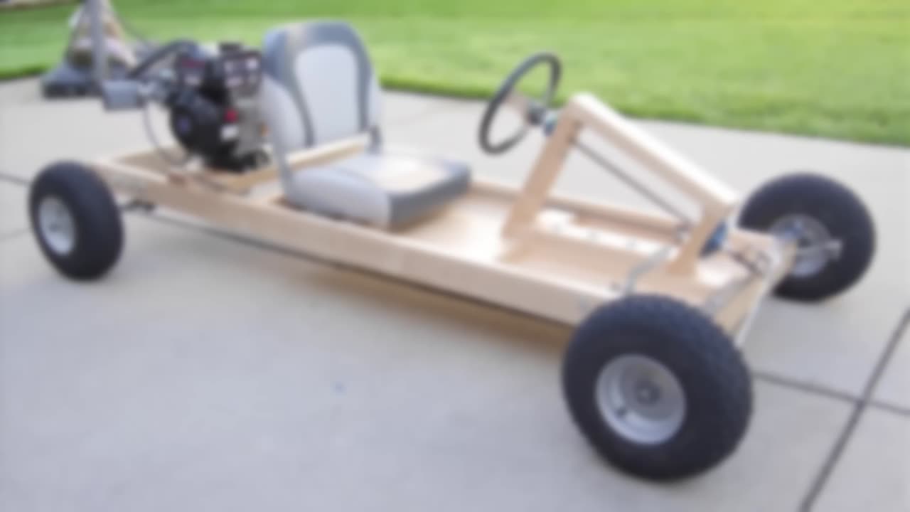 How to Make a Wood Go Kart V2 | No Welding Required + FREE Plans! 🛠️🚗