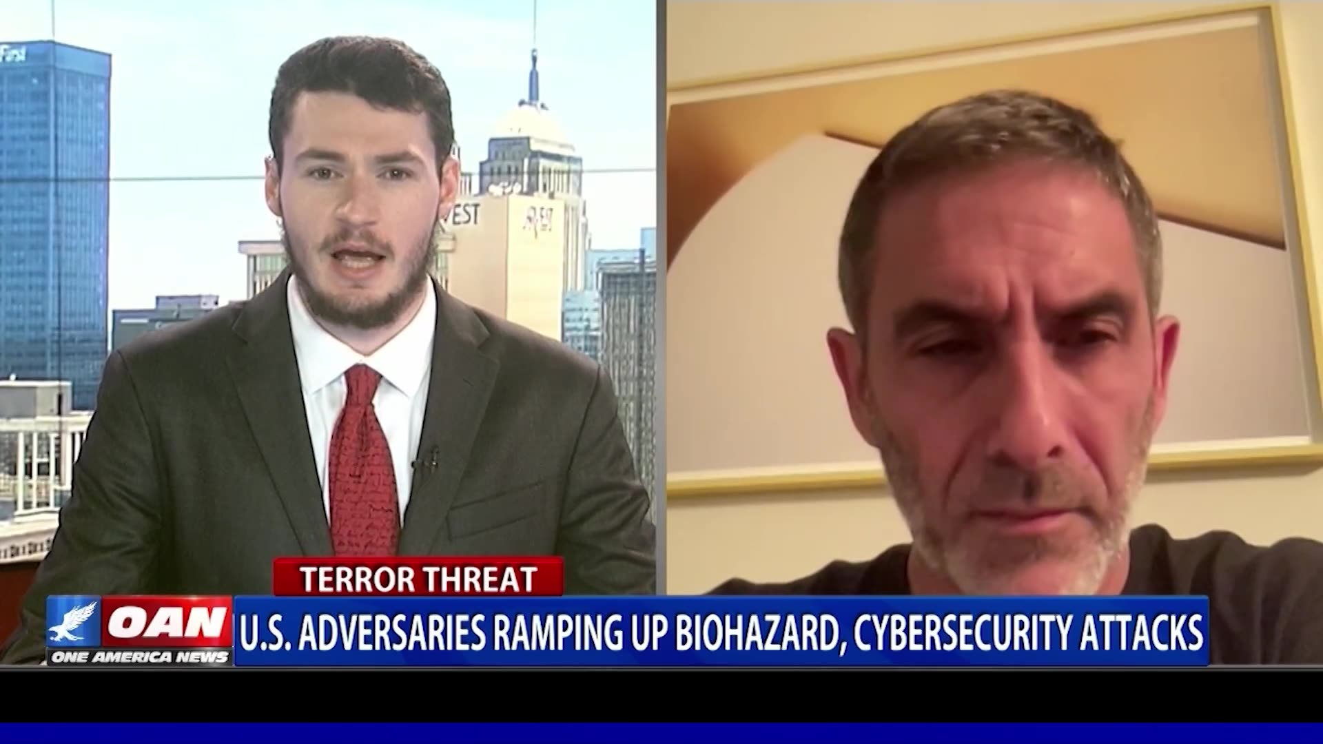 U.S. adversaries ramping up biohazard, cybersecurity attacks.