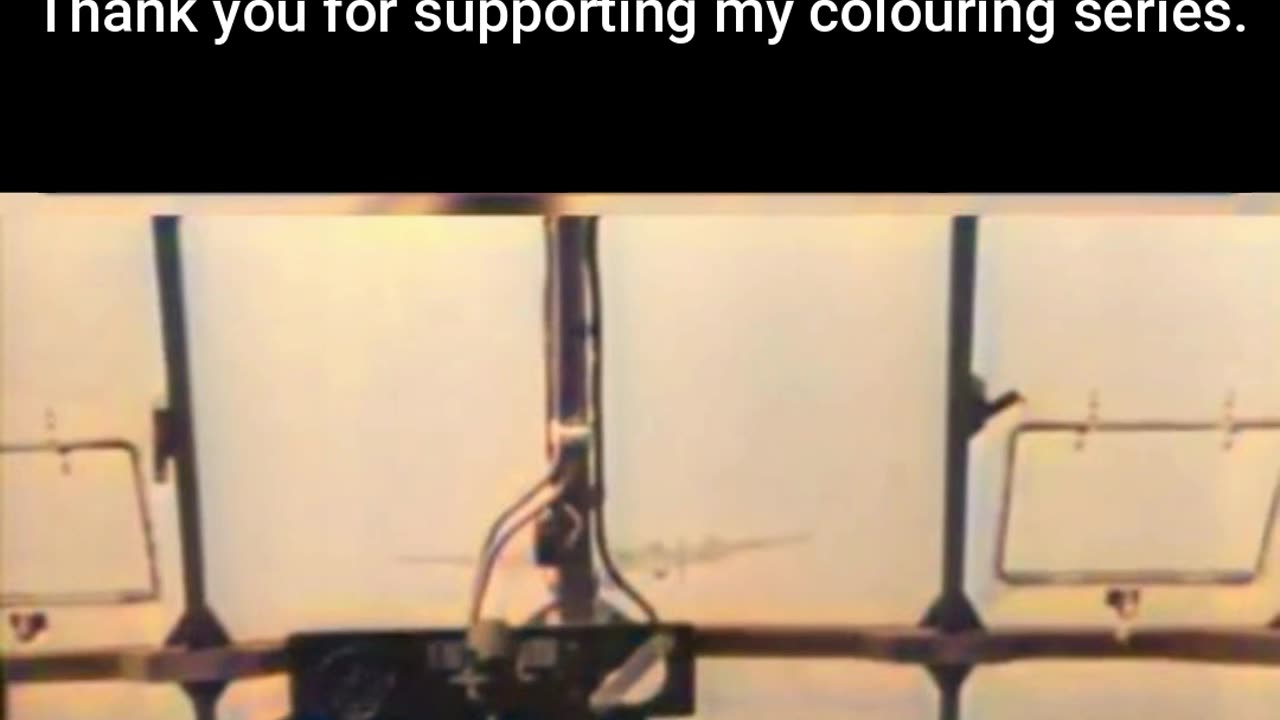 Allied Glider Cockpit View Rhine 1945 #ColourisedHistory