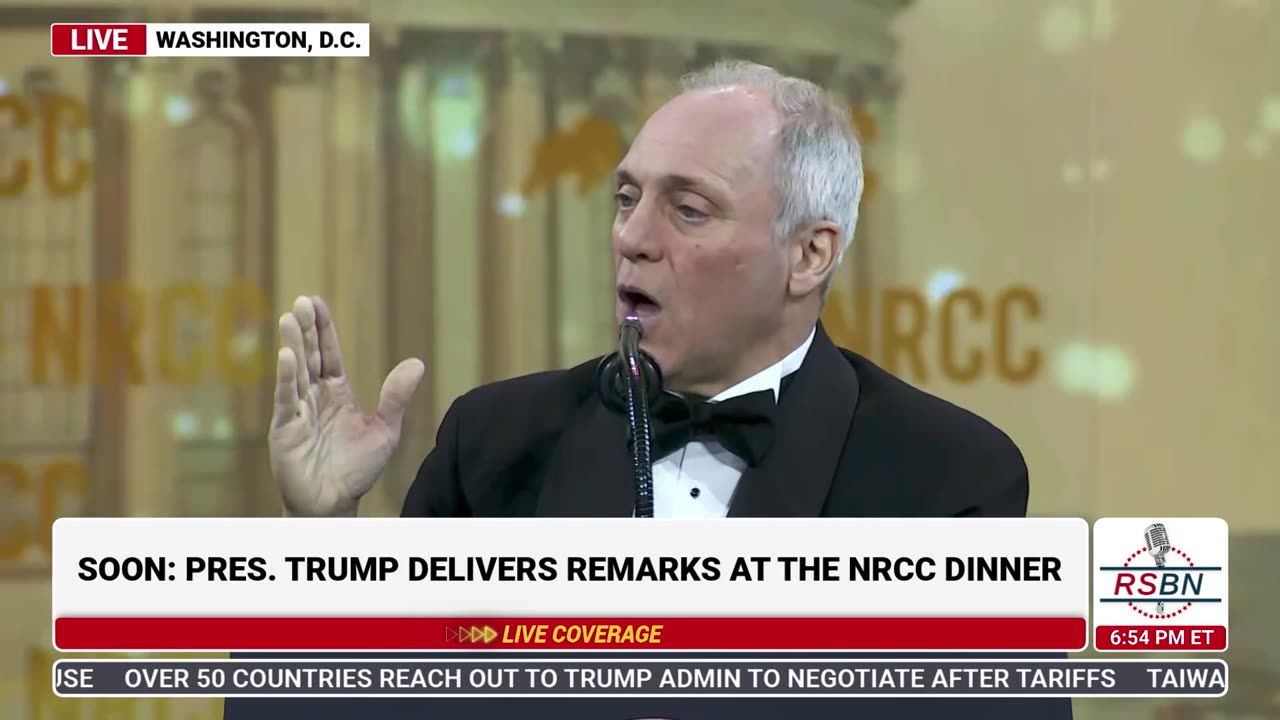 FULL SPEECH: Steve Scalise Speaks at the NRCC Dinner in Washington D.C. - 4/8/25