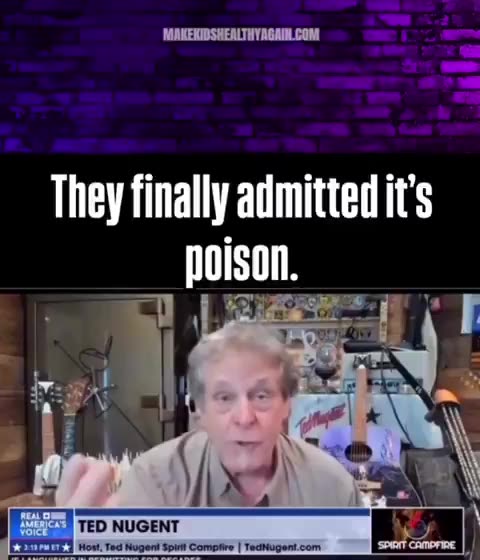THEY FINALLY ADMITTED IT'S POISON