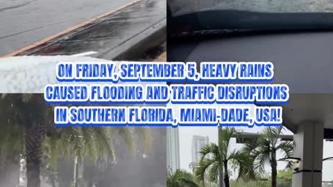 🌊September 5, 2025 Miami-Dade, Florida, USA