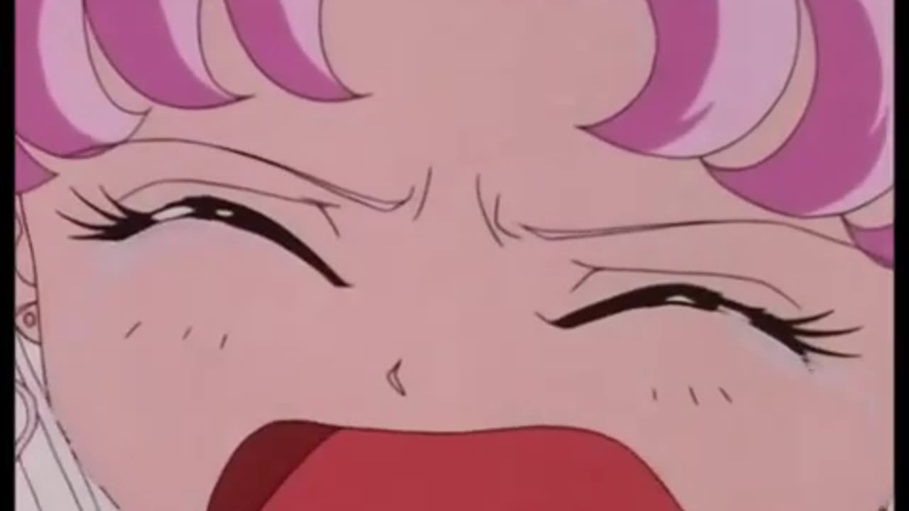 Sailor Moon Episode 60 Usagi spanks Chibiusa