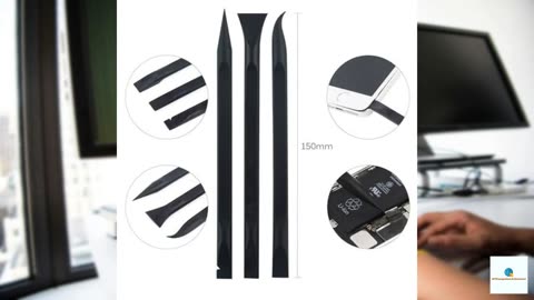 8 Pieces Metal Plastic Spudger Set Pry Opening Tool Triangle Picks Opener Compatible with