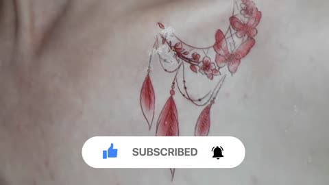 butterfly moon temporary tattoo sticker magic art design