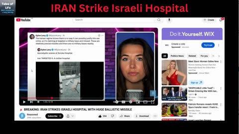 IRAN Strike Israeli Hospital