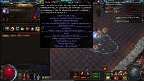 Leveling new build Poison Holy Relic Necro
