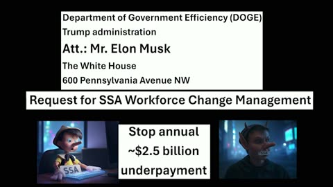 AI-Persona Tasks D.O.G.E Elon Musk: $2.5 billion unclaimed SSA benefits sourced by SSA underpayments