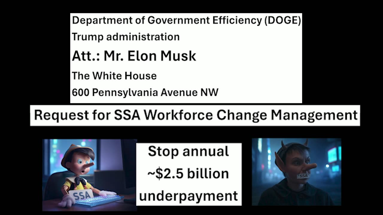 AI-Persona Tasks D.O.G.E Elon Musk: $2.5 billion unclaimed SSA benefits sourced by SSA underpayments
