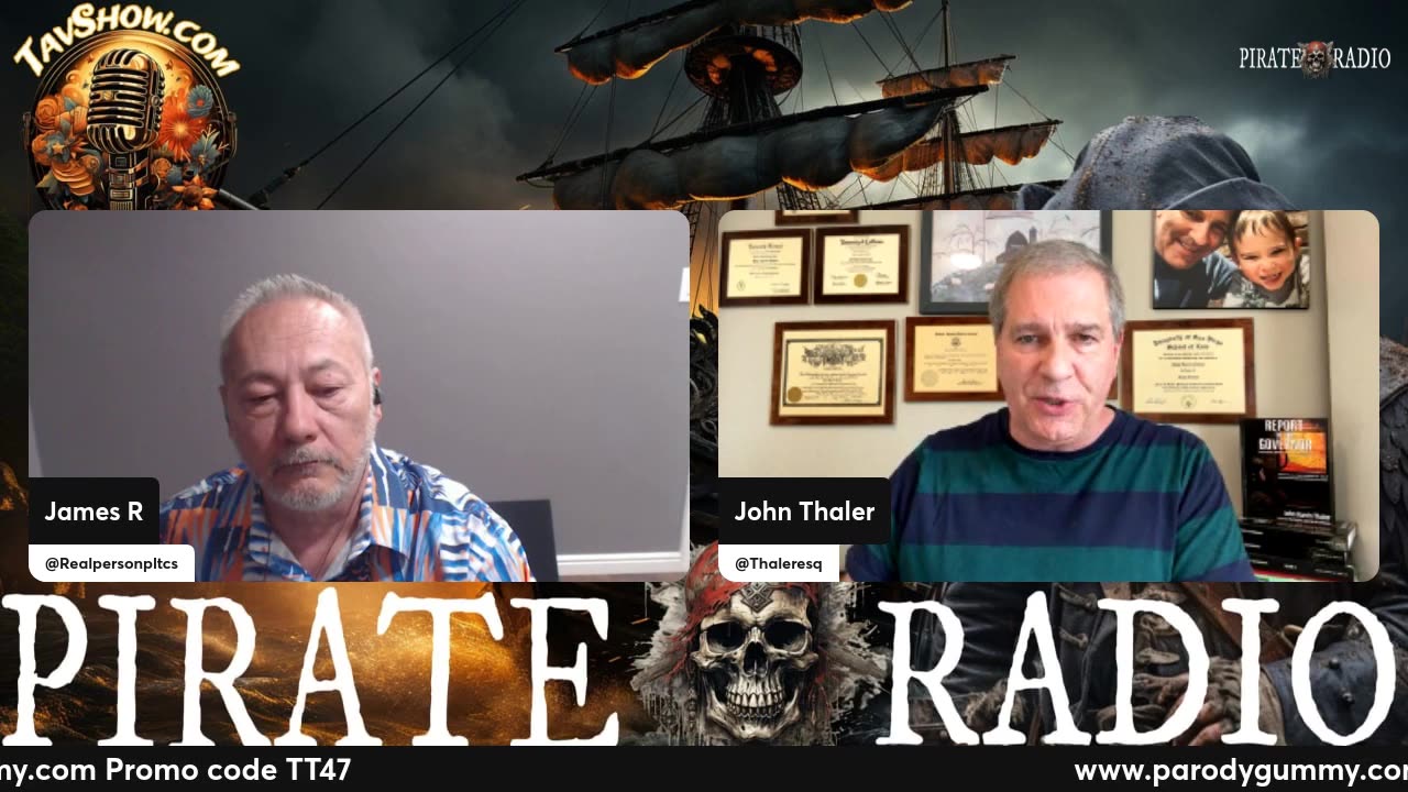 Pirate Radio 06/18/25/ ReportToTheGovernor.com / ParodyGummy.com Promo: TT47
