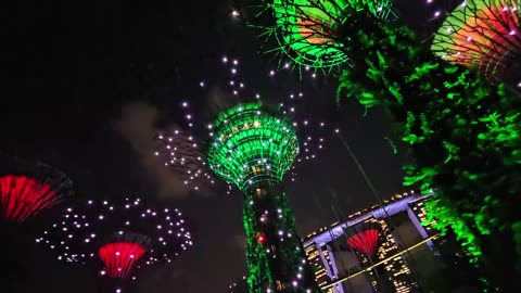 Singapore Garden by the Bay Light Show
