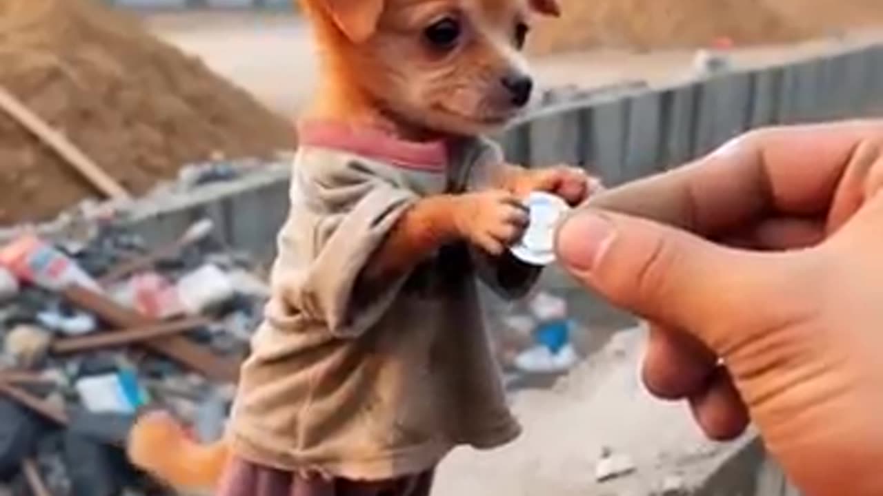 Must Follow This poor dog's friend made fun of the child because the cat had no money #jdvb
